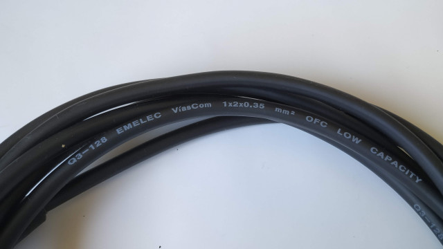 Cables Emelec XLR M/H Neutrik 3 metros nuevos