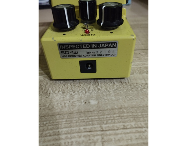 Boss SD1 super overdrive Waza