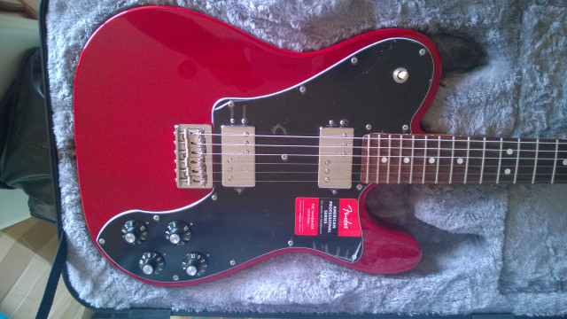 Fender American Prof Caoba Telecaster Deluxe Shawbucker - Crimson Red