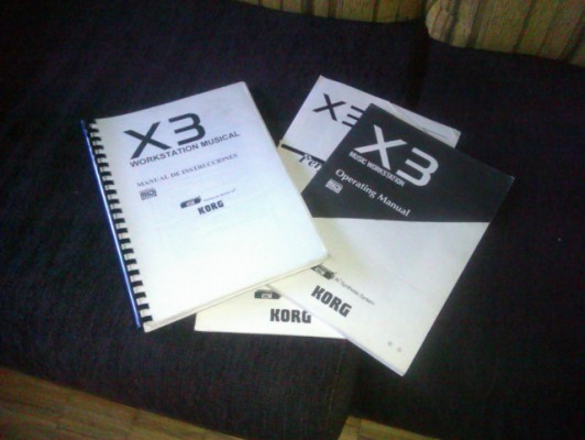 Manuales Korg X3 (español e inglés)