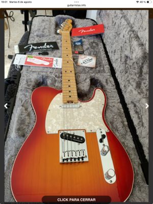 Vendo .Fender American Elite Telecaster .