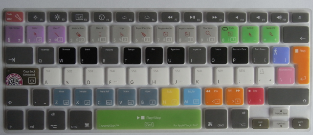 Protector de teclado Logic, incluye archivo .logikcs para configurarlo