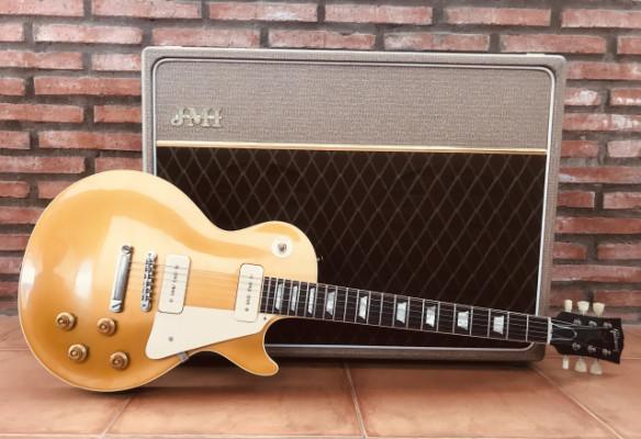 Gibson Les Paul 1956 custom Shop M2M mastilV2 VOS , (leer bien por favor)