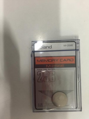 ROLAND MEMORY CARD M-256E (OLD STOCK 1989)  NUEVA