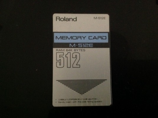 Roland Ram card m512