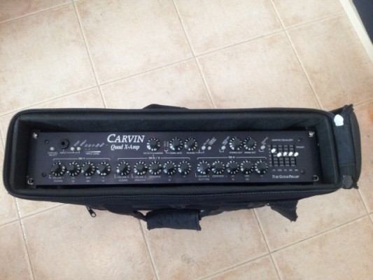 Vendo/cambio Previo a válvulas Carvin Quad x-amp (con rackcase) por amplificador.