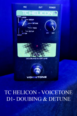 Pedal para voz Tc Helicon D1