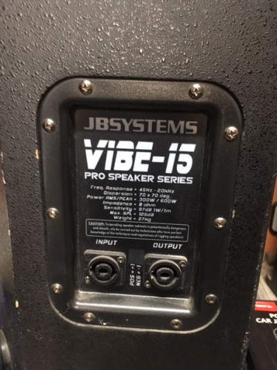 2 cajas jb systems 15