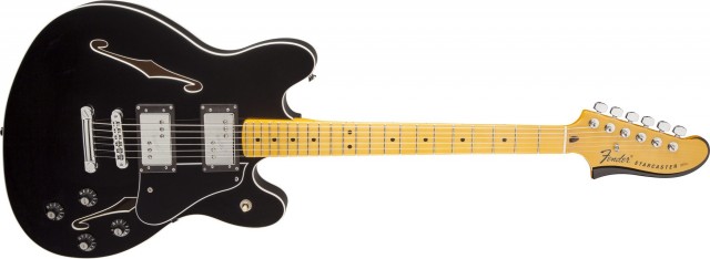 Fender Modern Player Series Starcaster Black. 600€ (NO CAMBIOS)