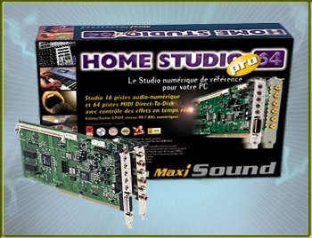 GUILLEMOT MAXI SOUND HOME STUDIO PRO 64 grabación tarjeta sonido!