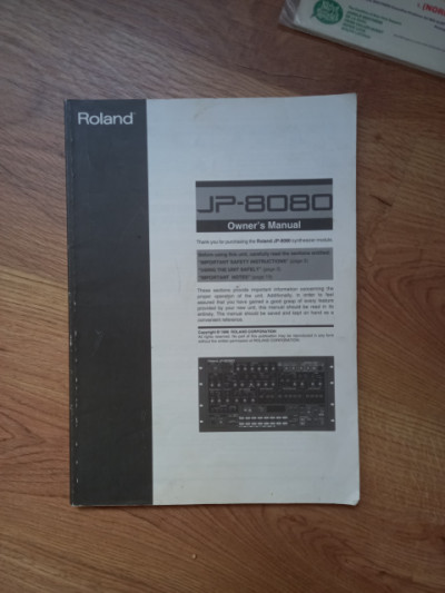 Manual original JP8080