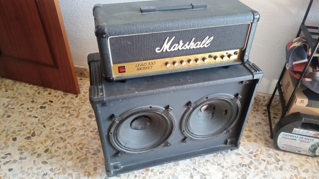 REBAJADO! Pantalla 2x12''' + Marshall Lead100 Mosfet