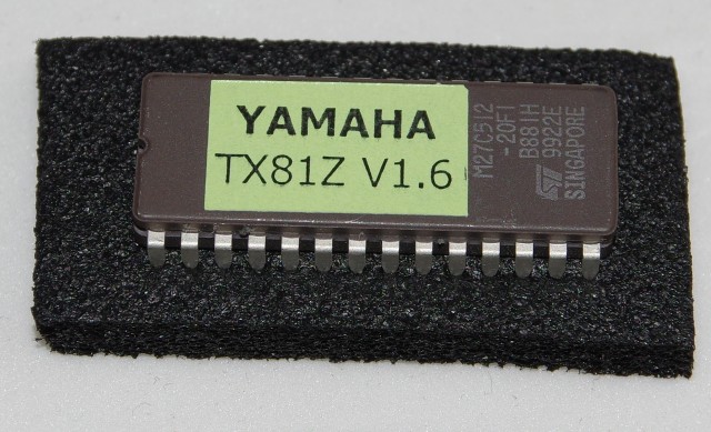 Yamaha TX81Z. Memory upgrade V1.6