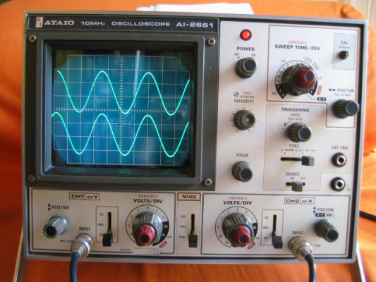 Osciloscopio de 10 Mhz / 2 canales