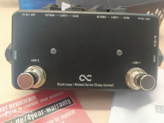 One Control Black Loop - A+B Switch (controlador de pedales