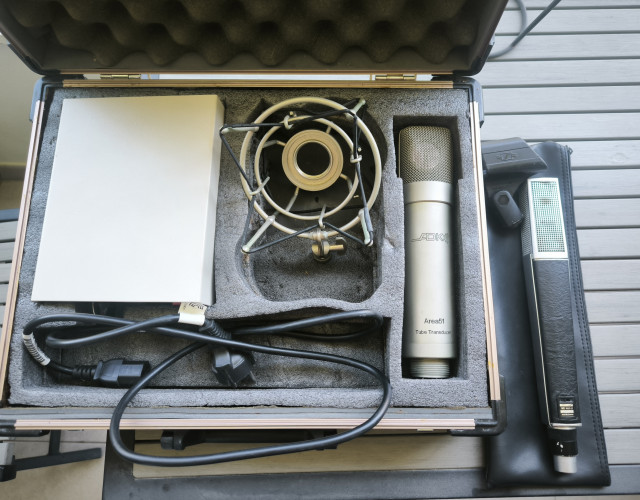 2 Microfonos Primer nivel: ADK Area51 Tube y Sennheiser MD441-U
