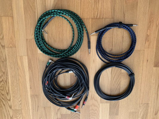 Packs de cables de guitarra, cableados y clavijas