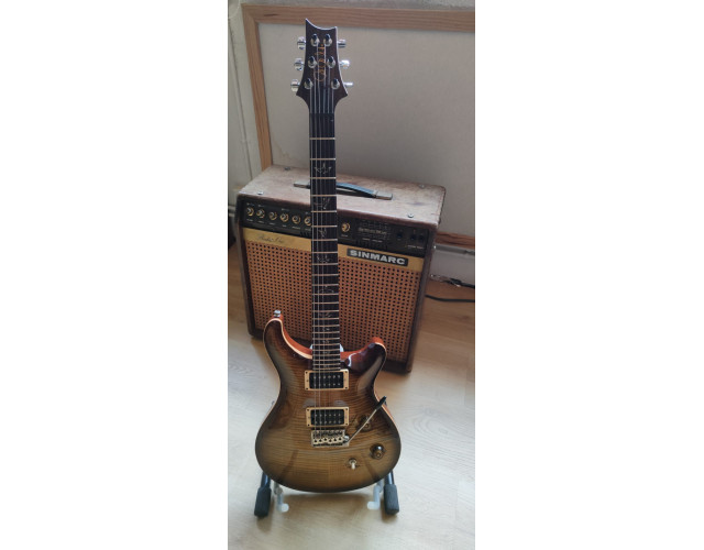 PRS Custom 24 Top10 Almond Burst