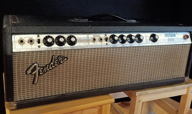 Cabezal Fender Bassman. Bajo/guitarra