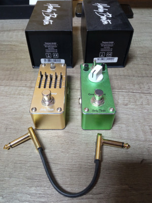 Pedal MiniStomp Green Tint (Tube Screamer) + Ecualizador + Cable + Envío