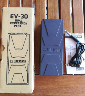 Pedal Doble de Expresión BOSS EV-30 Para Pedales de Guitarra, Pedalera de Emulación, Teclados, etc
