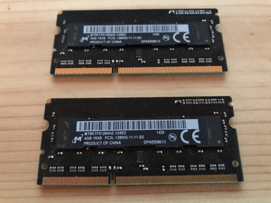8Gb Ram SO-DIMM DDR3 1600MHz (2x4Gb)