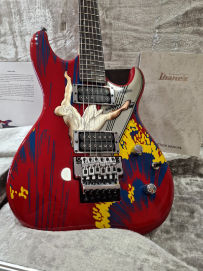 Ibanez Ibanez JS20 20th Anniversary Silver Surfer 3d 2008 Red/Silver Surfer Graphic