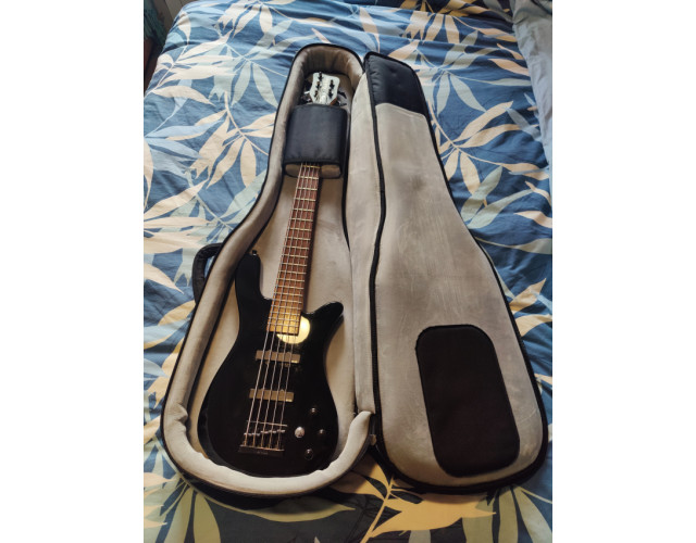 Rockbass by warwick Streamer 5 cuerdas con EMG J5 y preamp EMG BTS
