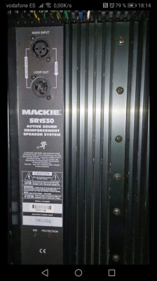 Vendo 2 Cajas Mackie SR 1530 amplificadas