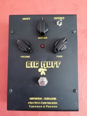 Electro-Harmonix BIG MUFF PI Ruso negro con mejoras