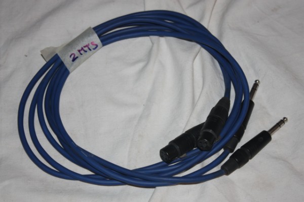 Pack Cable Mogami 2792  + 2 Jack + 2 XLR