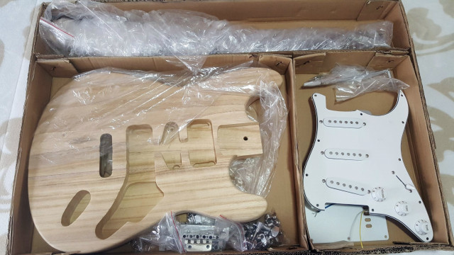 Kit Guitarra stratocaster Nueva a Estrenar