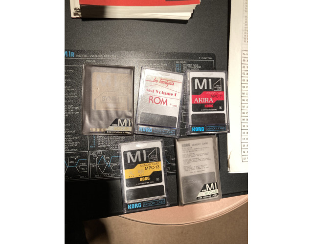 Tarjetas MPC ROM para Korg M1/Korg M1R