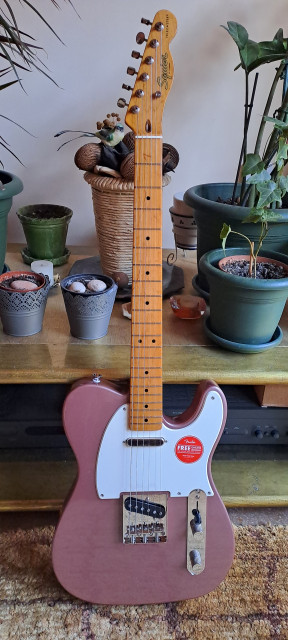 Squier By Fender Fsr Classic Vibe S Telecaster Burgundy Mist De