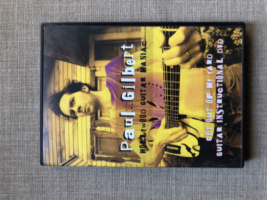DVD instructivo del guitar Paul Gilbert get out of my yard