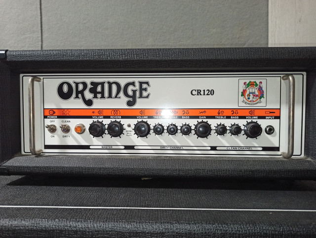 Cabezal Orange CrushPro 120H de guitarra eléctrica