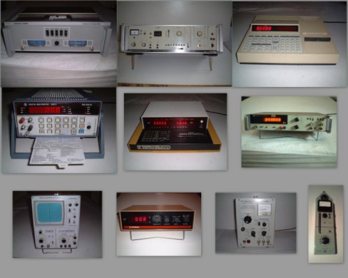 Equipos de reparación y medición electronica vintage.