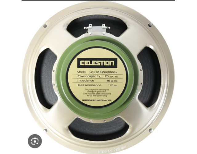 Celestion G12M Greenback 16 Ohmios 12 Pulgadas