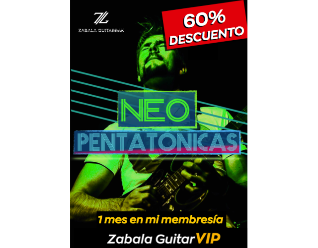 ⚠️60% de Descuento - Neopentatónicas - Curso de Pentatónicas Avanzadas