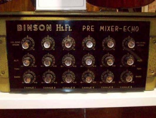Pre- Amplificador Binson
