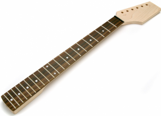 Mástil para guitarra tipo Fender Stratocaster sin acabar