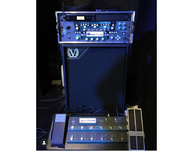 Kemper power rack + controller + flightcases + pedal expresion