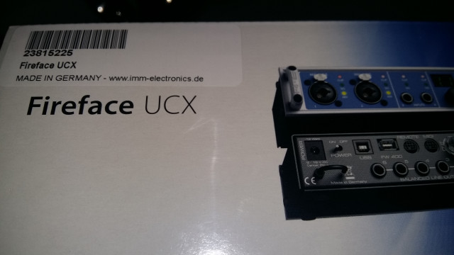 RME Fireface ucx