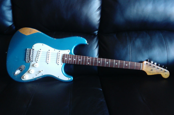 Fender stratocaster con customització shop Texas special