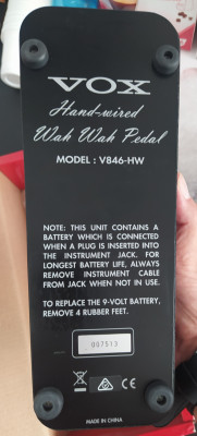 Vox V846-HW (Handwire)