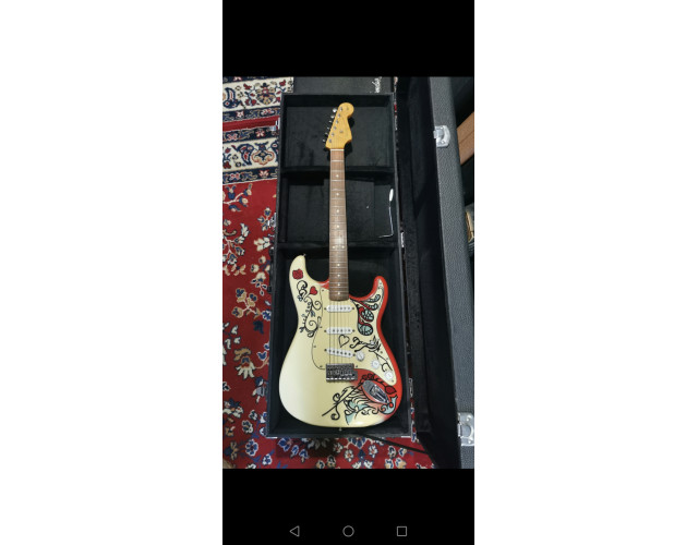 Fender stratocaster hendrix monterey
