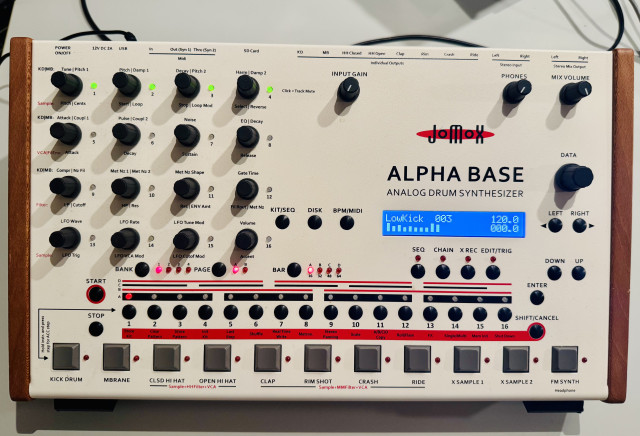 Jomox Alpha Base analog drum machine