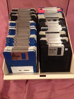 Diskettes de 3,5  de 2mb HD (lote de 93)