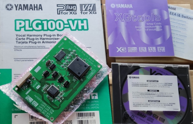 2 Tarjetas YAMAHA PLG-100 VH y VL Expansion MOTIF , CS, MU etc