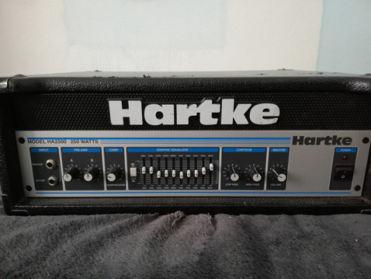 o cambio Cabezal de bajo Hartke HA2500